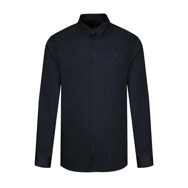 Áo Sơ Mi Dài Tay Nam Armani Exchange Shirt 6LZC07 ZNBJZ Màu Đen Size S