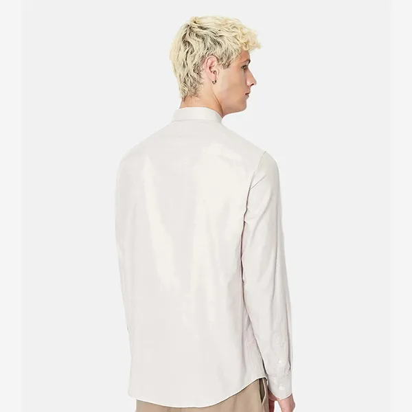 Áo Sơ Mi Dài Tay Nam Armani Exchange Shirt 6LZC16 ZNWZ - GC03 Màu Nâu Xám Size XL - Thời trang - Vua Hàng Hiệu