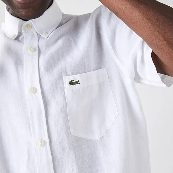 Áo Sơ Mi Nam Lacoste Regular Fit CH4991 001 Màu Trắng Size 38 - Thời trang - Vua Hàng Hiệu