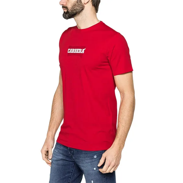 Áo Thun Nam Carrera Jeans Basic In Logo T-Shirt 801P0047A_31E Màu Đỏ Size L - Thời trang - Vua Hàng Hiệu