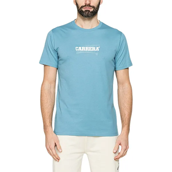 Áo Thun Nam Carrera Jeans Basic In Logo T-Shirt 801P0047A_614 Màu Xanh Da Trời Size L - Thời trang - Vua Hàng Hiệu