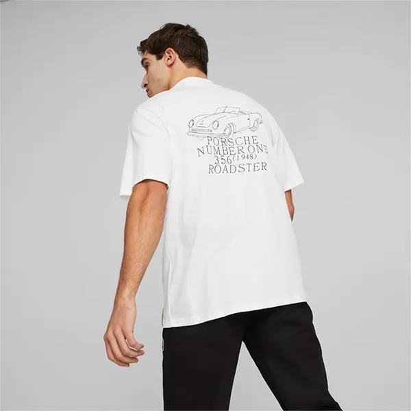 Áo Thun Nam Puma Porsche Legacy 365 Roadster T-Shirt 538225-07 Màu Trắng Size XL