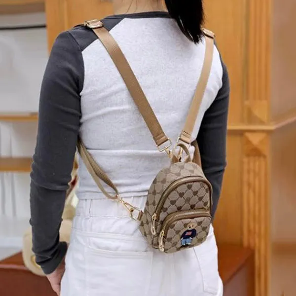 Balo Mini Nữ TTWN BEAR TN3685 Màu Nâu