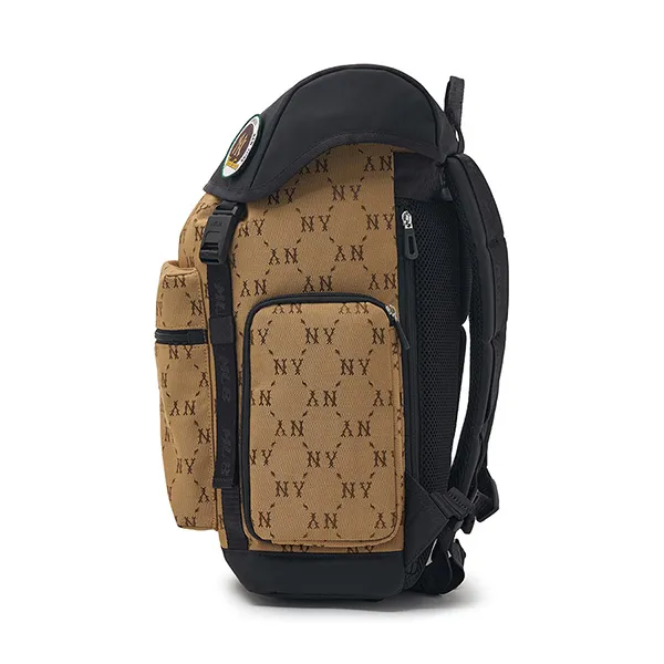 Balo MLB Premium Outdoor Backpack New York Yankees 7ABKRM14N-50BGS Màu Nâu/Đen