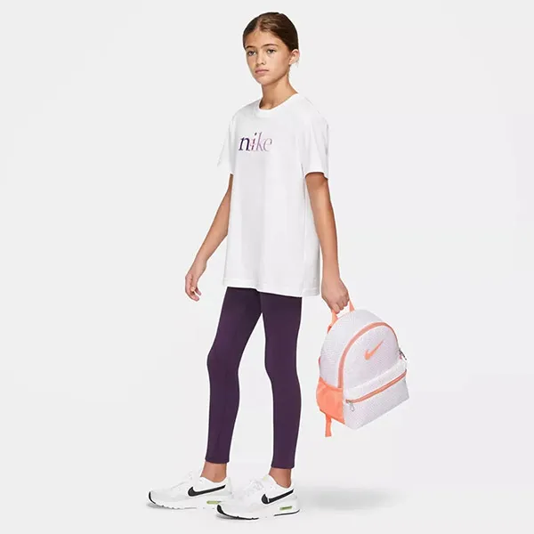 Balo Nike Brasilia JDI Kids' Mini Backpack DH6864-693 Màu Trắng Cam - Túi xách - Vua Hàng Hiệu