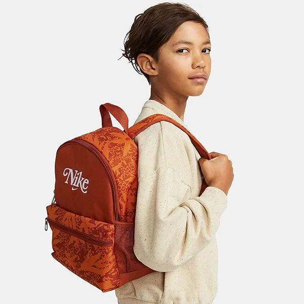 Balo Nike Brasilia JDI Kids' Mini Backpack DV6146-246 Màu Nâu Đỏ