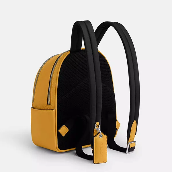 Balo Nữ Coach Mini Court Backpack CR284 Màu Vàng