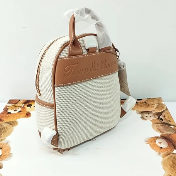 Balo Nữ TTWN BEAR TN3481 Màu Be Viền Nâu Size S