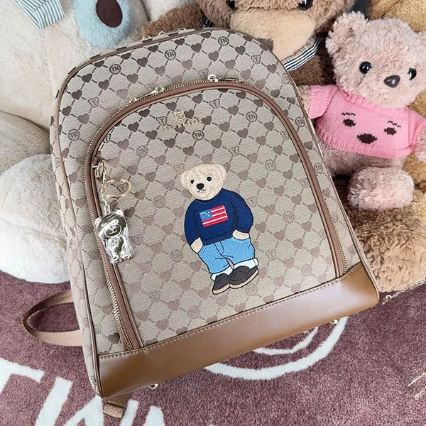 Balo Nữ TTWN BEAR TN3706-TN3707 Màu Nâu