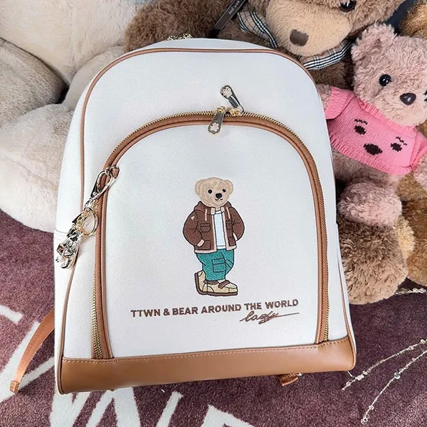 Balo Nữ TTWN BEAR TN3706-TN3708 Màu Be