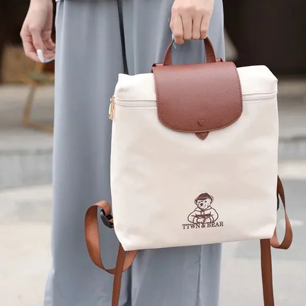 Balo Nữ TTWN BEAR TN3765 Màu Be Nâu