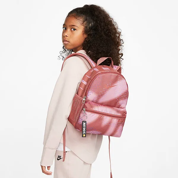 Balo Nike Brasilia JDI Kids' Mini Backpack DQ5339-691 Màu Hồng