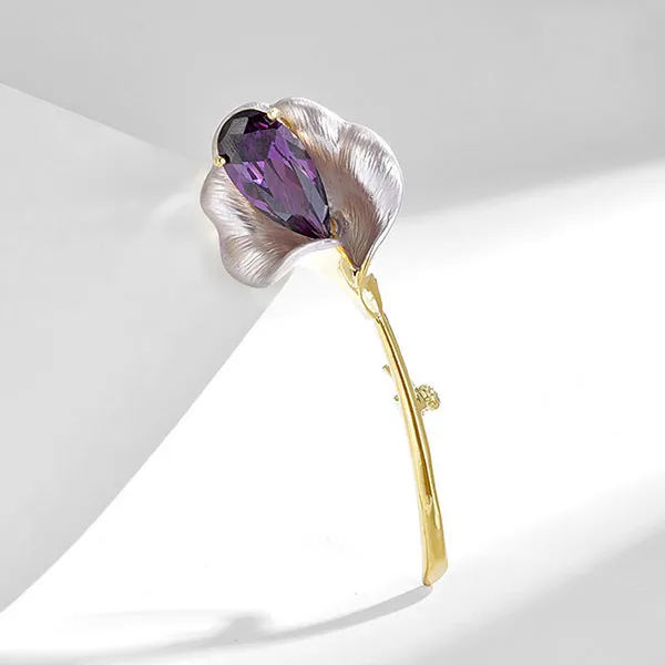 Cài Áo Nữ Kya Jewel Anthurium BR765 Màu Tím - Phụ kiện - Vua Hàng Hiệu
