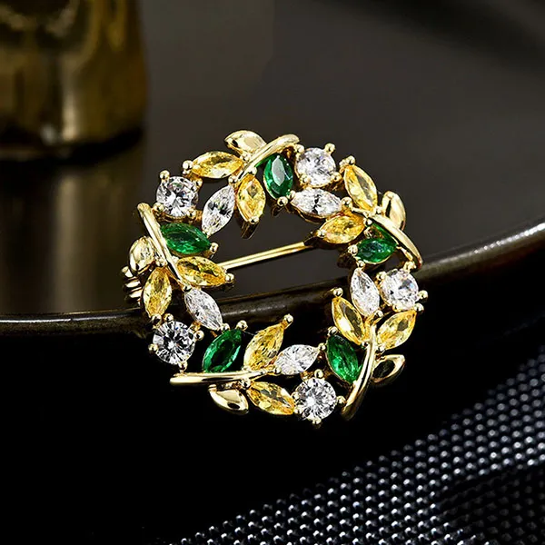 Cài Áo Nữ Kya Jewel Vibrant Floral BR762 Phối Nhiều Màu