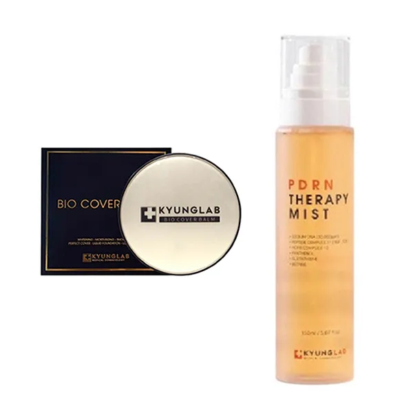 Combo Phấn Nước Kyung Lab Cushion Bio Cover Balm 15g Và Xịt Khoáng Dưỡng Ẩm Pdrn Therapy Mist 150ml - Trang điểm - Vua Hàng Hiệu