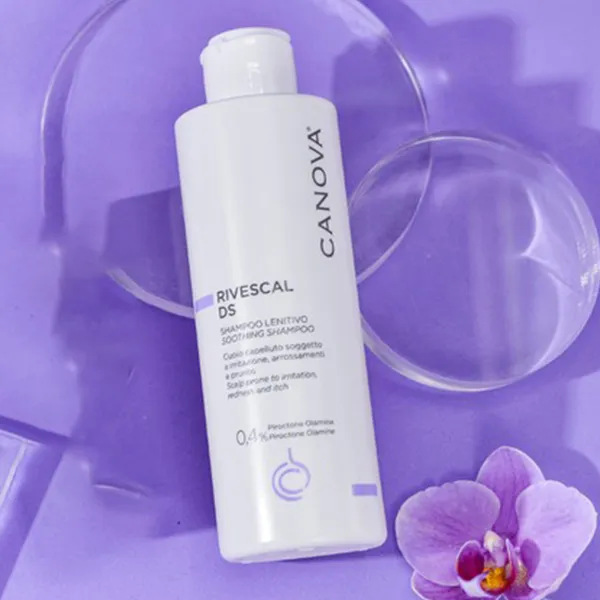 Dầu Gội Hỗ Trợ Làm Sạch Da Đầu Dành Cho Da Gàu Canova Rivescal DS Soothing Shampool 200ml