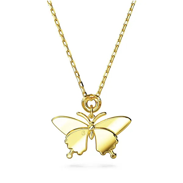Dây Chuyền Nữ Swarovski Idyllia Pendant Butterfly, Multicolored, Gold-tone Plated 5658857 Màu Vàng Hồng
