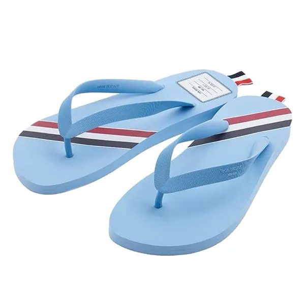 Dép Xỏ Ngón Thom Browne Rwb Flip Flop Slippers In Light Blue Màu Xanh Dương Size 40 - Dép - Vua Hàng Hiệu