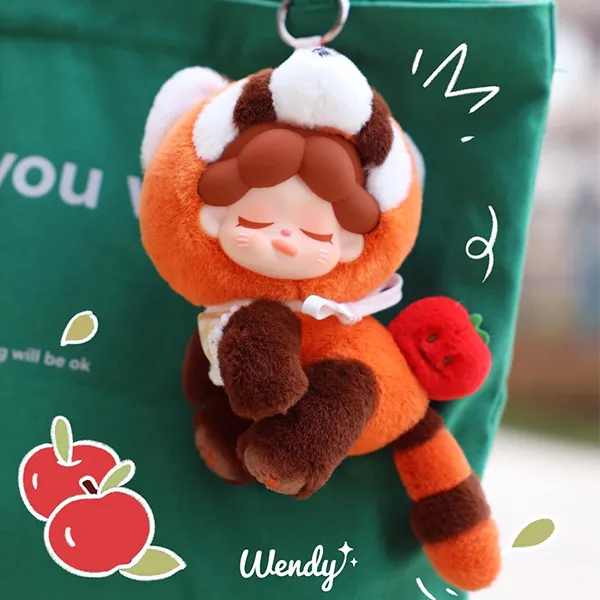 Móc Khóa Dodo Sugar Wendy Zoo School Red Panda Màu Nâu Cam - Phụ kiện - Vua Hàng Hiệu