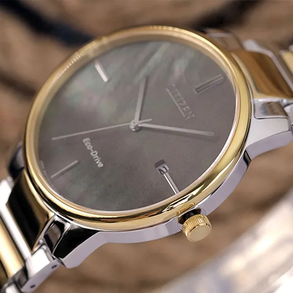 Đồng Hồ Citizen Eco-Drive BM7524-87Y Màu Demi (Vàng – Bạc)