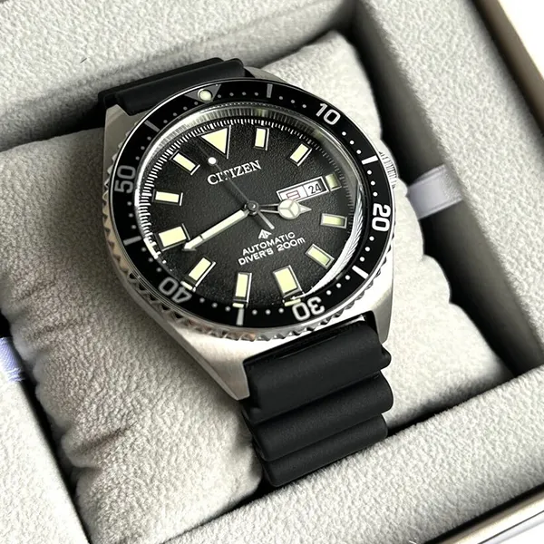 Đồng Hồ Nam Citizen Promaster Diver Automatic Black Dial NY0120-01E Màu Đen Bạc - Đồng hồ - Vua Hàng Hiệu