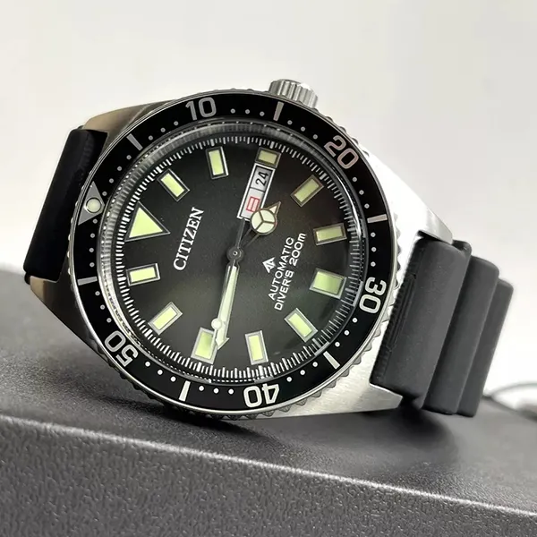 Đồng Hồ Nam Citizen Promaster Diver Automatic Black Dial NY0120-01E Màu Đen Bạc - Đồng hồ - Vua Hàng Hiệu
