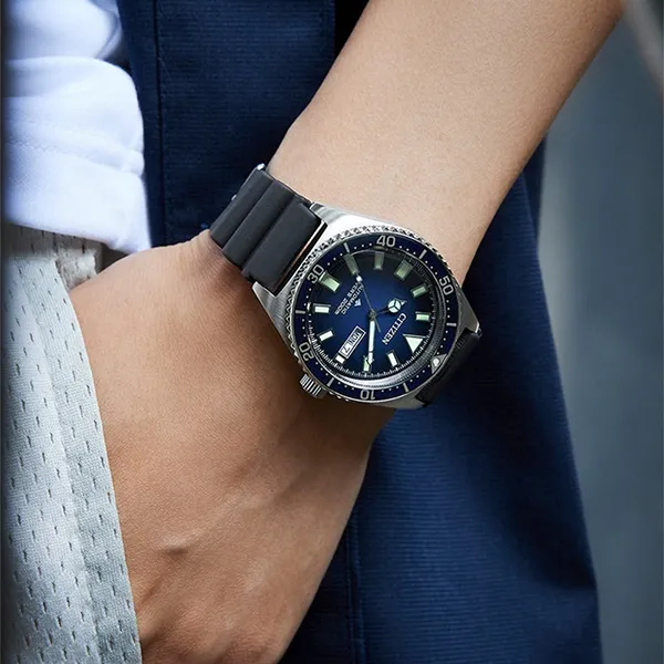 Đồng Hồ Nam Citizen Promaster Diver Automatic NY0129-07L Màu Đen Bạc - Đồng hồ - Vua Hàng Hiệu
