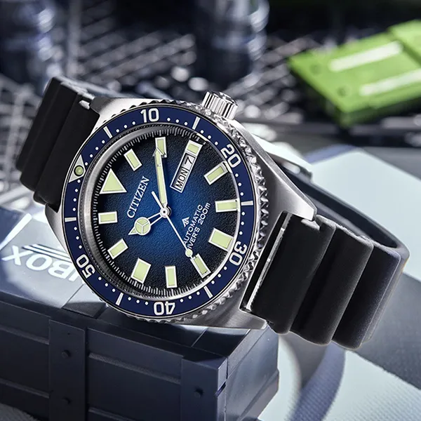 Đồng Hồ Nam Citizen Promaster Diver Automatic NY0129-07L Màu Đen Bạc - Đồng hồ - Vua Hàng Hiệu