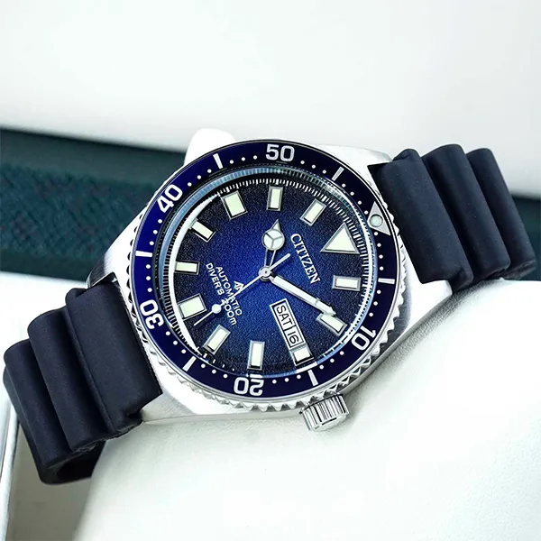 Đồng Hồ Nam Citizen Promaster Diver Automatic NY0129-07L Màu Đen Bạc - Đồng hồ - Vua Hàng Hiệu