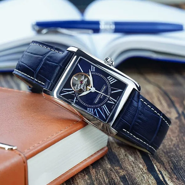Đồng Hồ Nam Frederique Constant Carree FC-310MN4S36 Màu Xanh Navy Bạc