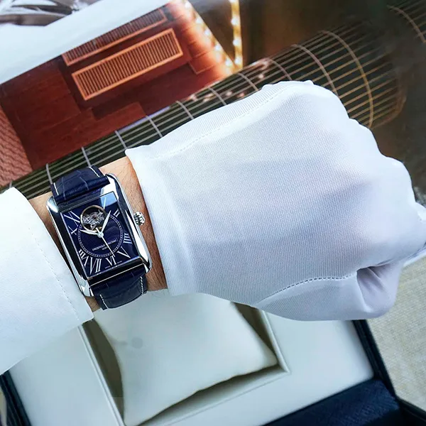 Đồng Hồ Nam Frederique Constant Carree FC-310MN4S36 Màu Xanh Navy Bạc