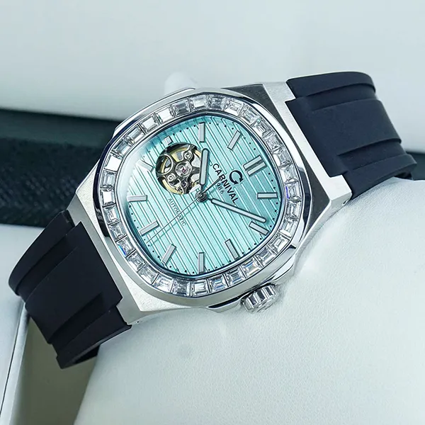 Đồng Hồ Nam I&W Carnival Automatic 8128G-VT-DCS-XDT Màu Đen Bạc - Đồng hồ - Vua Hàng Hiệu