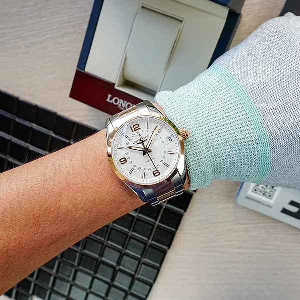 Đồng Hồ Nam Longines Conquest L2.799.5.76.7 Màu Vàng Bạc - Đồng hồ - Vua Hàng Hiệu