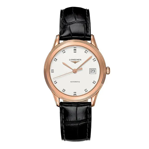 Đồng Hồ Nam Longines Flagship Watch L4.774.8.27.2 Màu Đen