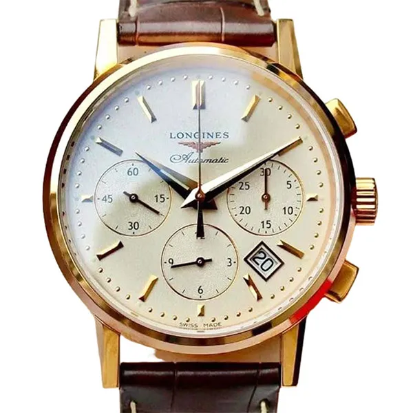 Đồng Hồ Nam Longines Heritage Watch L2.733.8.72.2 Màu Nâu - Đồng hồ - Vua Hàng Hiệu