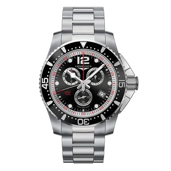 Đồng Hồ Nam Longines L3.843.4.56.6 Màu Bạc Đen