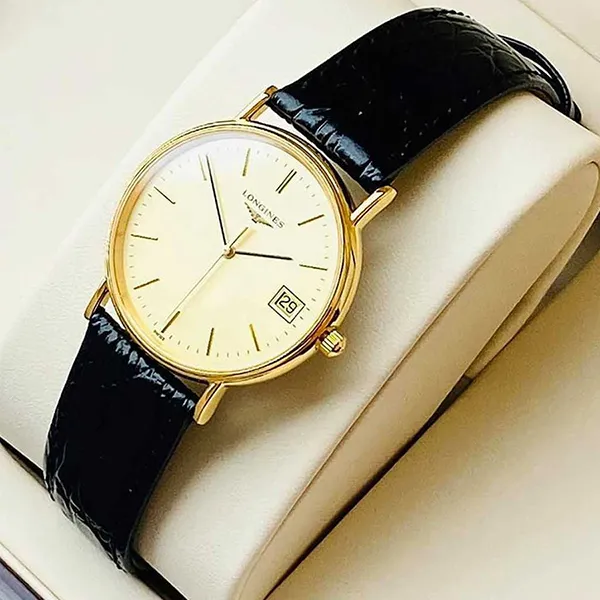 Đồng Hồ Nam Longines Presence L4.819.2.32.2 Màu Vàng Đen - Đồng hồ - Vua Hàng Hiệu