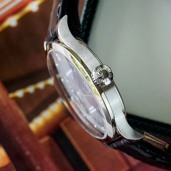 Đồng Hồ Nam Longines Record L2.820.4.57.2 Màu Đen - Đồng hồ - Vua Hàng Hiệu
