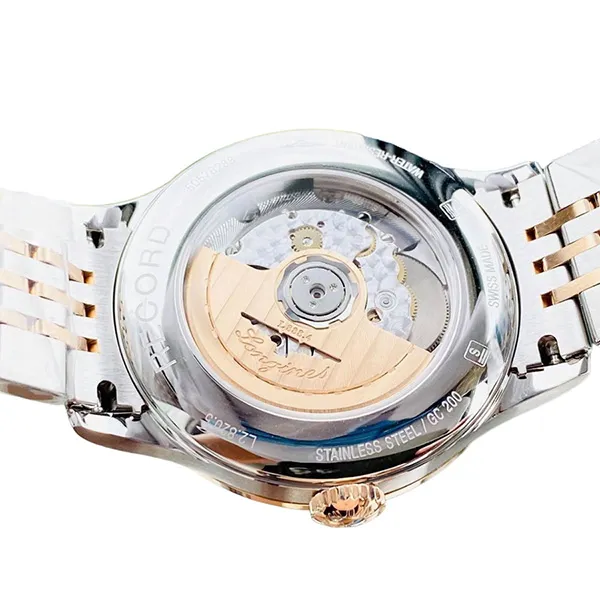 Đồng Hồ Nam Longines Record Watch L2.820.5.76.7 Màu Vàng Hồng/Bạc