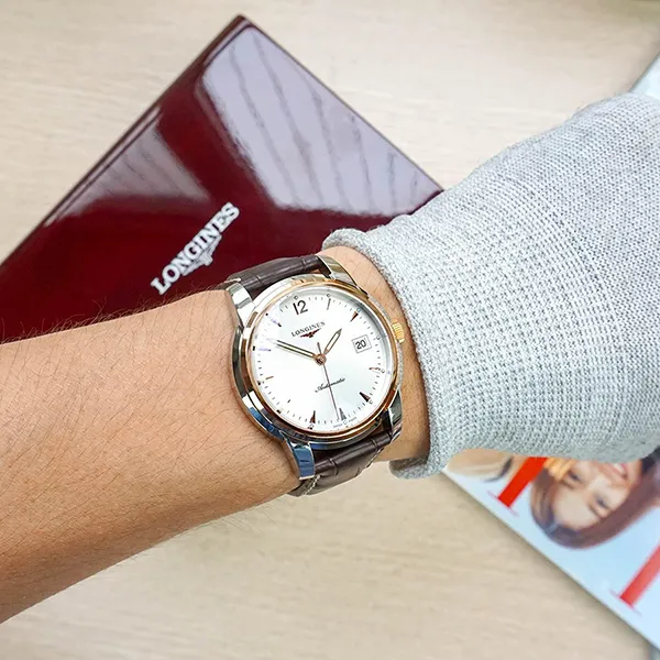 Đồng Hồ Nam Longines Saint-Imier L2.763.5.72.0 Màu Nâu Bạc - Đồng hồ - Vua Hàng Hiệu
