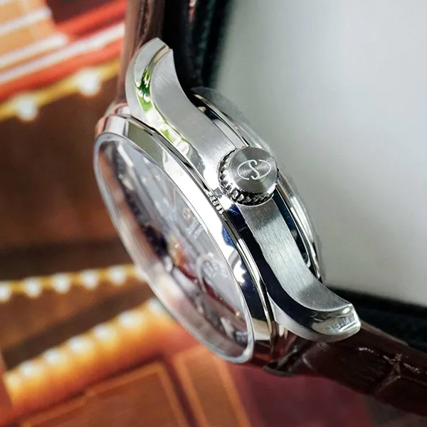 Đồng Hồ Nam Orient Star Retrograde RK-DE0302E Màu Nâu Bạc