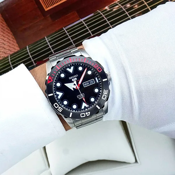 Đồng Hồ Nam Seiko 5 Sport SRPA07 Màu Bạc Đen - Đồng hồ - Vua Hàng Hiệu