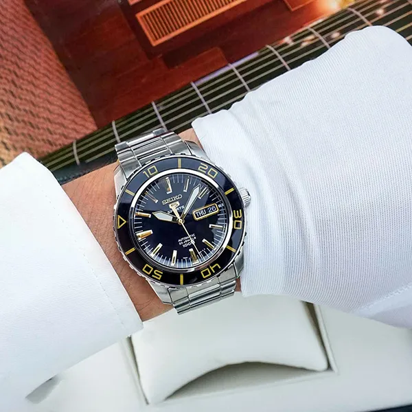 Đồng Hồ Nam Seiko 5 Sports SNZH57K1 Màu Bạc Đen - Đồng hồ - Vua Hàng Hiệu