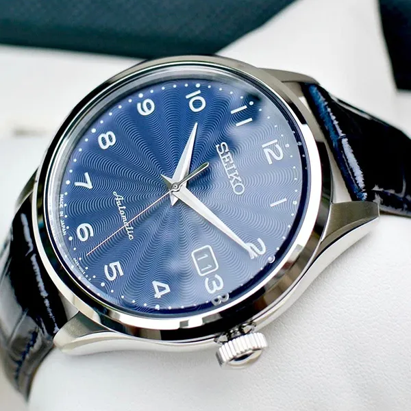Đồng Hồ Nam Seiko Automatic SRPC21J1 Màu Bạc Xanh Navy