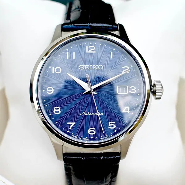 Đồng Hồ Nam Seiko Automatic SRPC21J1 Màu Bạc Xanh Navy