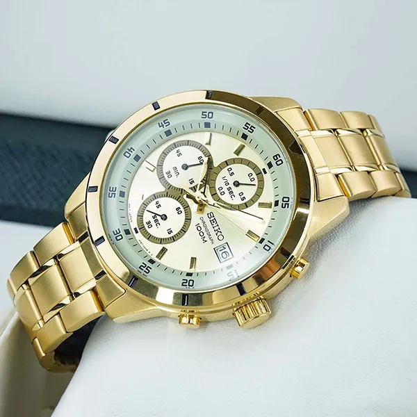 Đồng Hồ Nam Seiko Chronograph SKS566P1 Màu Vàng