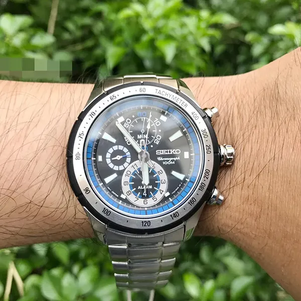 Đồng Hồ Nam Seiko Chronograph SNAC85P1 Màu Bạc