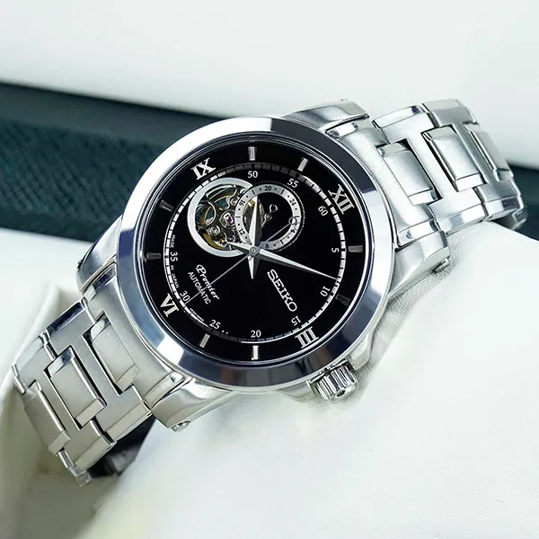 Đồng Hồ Nam Seiko Premier SSA321J1 Màu Bạc Đen