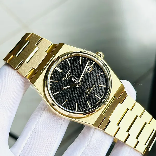 Đồng Hồ Nam Tissot PRX Powermatic 80 Damian Lillard T137.407.33.051.00 Màu Vàng Đen - Đồng hồ - Vua Hàng Hiệu