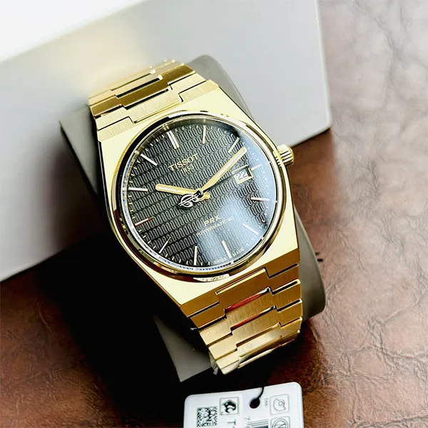 Đồng Hồ Nam Tissot PRX Powermatic 80 Damian Lillard T137.407.33.051.00 Màu Vàng Đen - Đồng hồ - Vua Hàng Hiệu